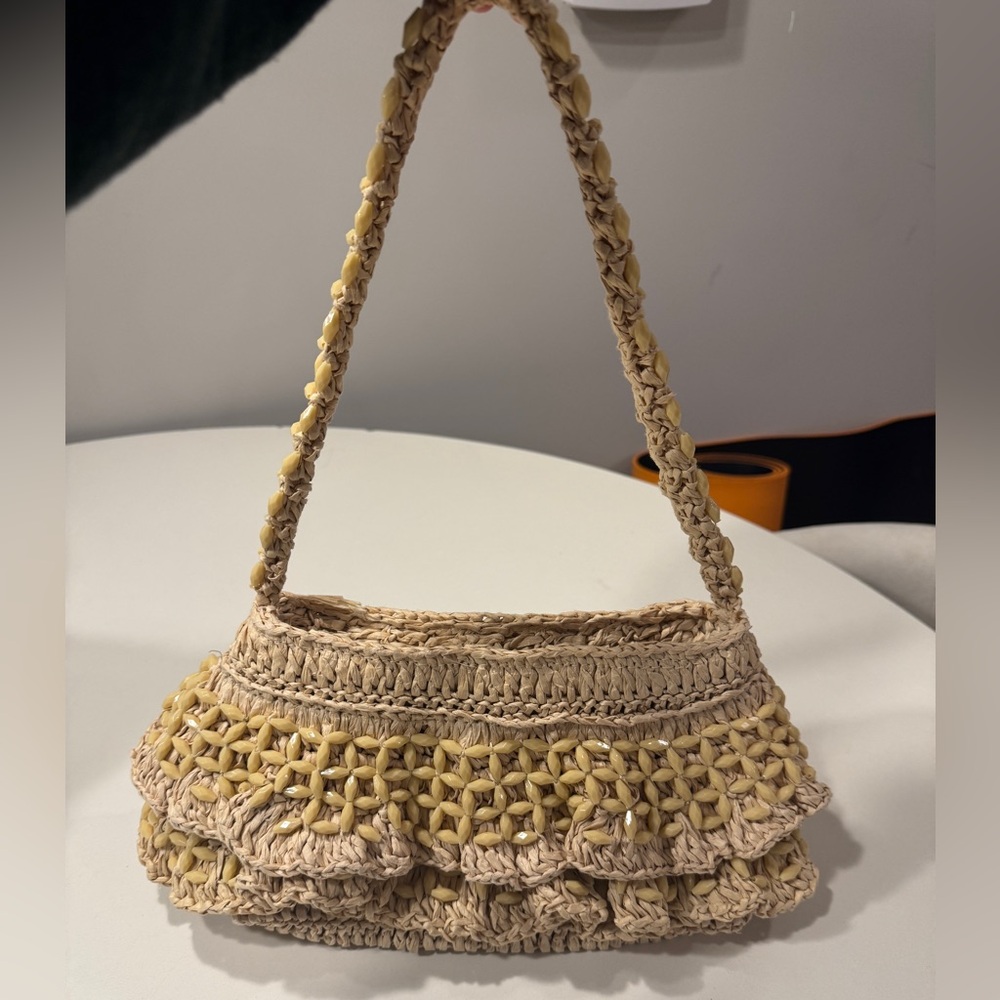 Zara Woven Handbag